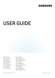 Samsung Galaxy S25 Edge manual. Tablet Instructions.